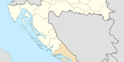 के नक्शे क्रोएशिया dalmatia 