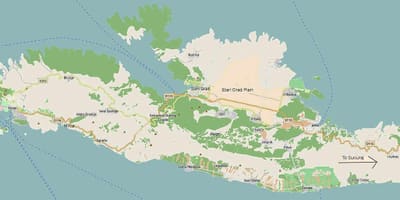 नक्शे के hvar island क्रोएशिया