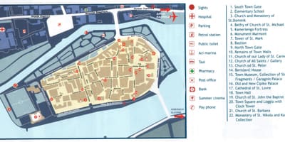 Trogir, क्रोएशिया नक्शा