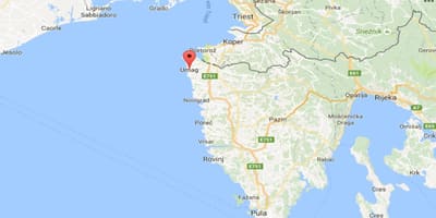 नक्शे के umag क्रोएशिया