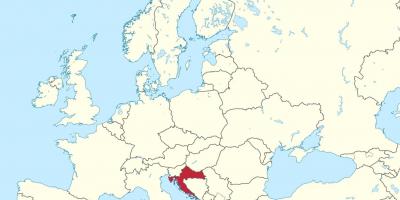 क्रोएशिया में यूरोप के नक्शे